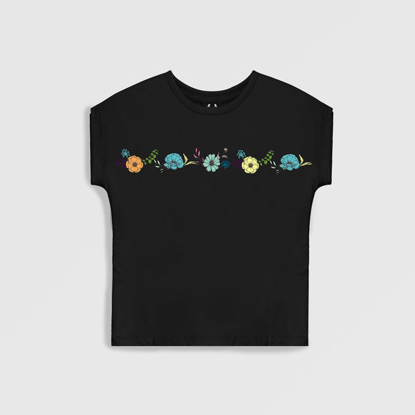 Multi Flower Graphic Tee